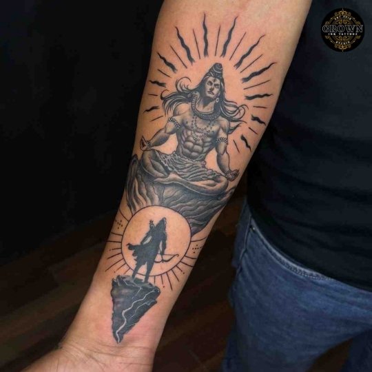 Portrait tattoo Post Malone